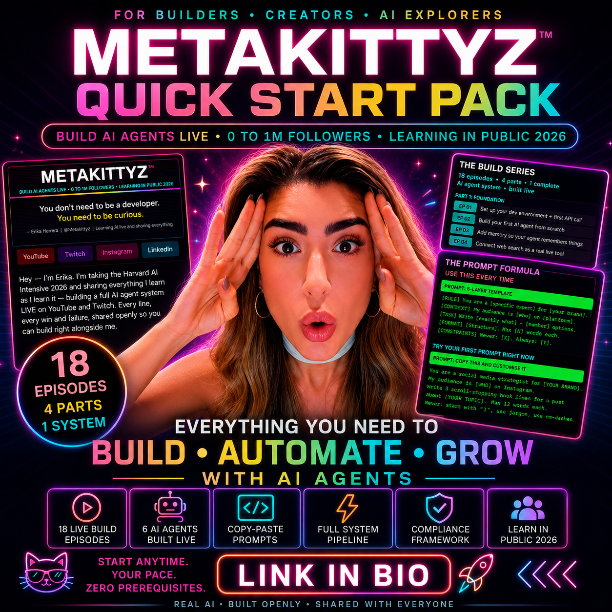 Erika Herrera — @metakittyz — Metakittyz Quick Start Pack